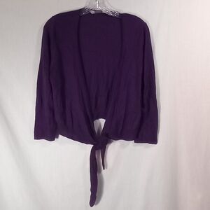 Athleta Purple Women's Cardigan Sweater